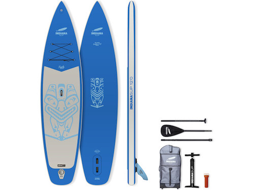 Indiana SUP board 12'0 family pack blue | SUPboardonline.nl